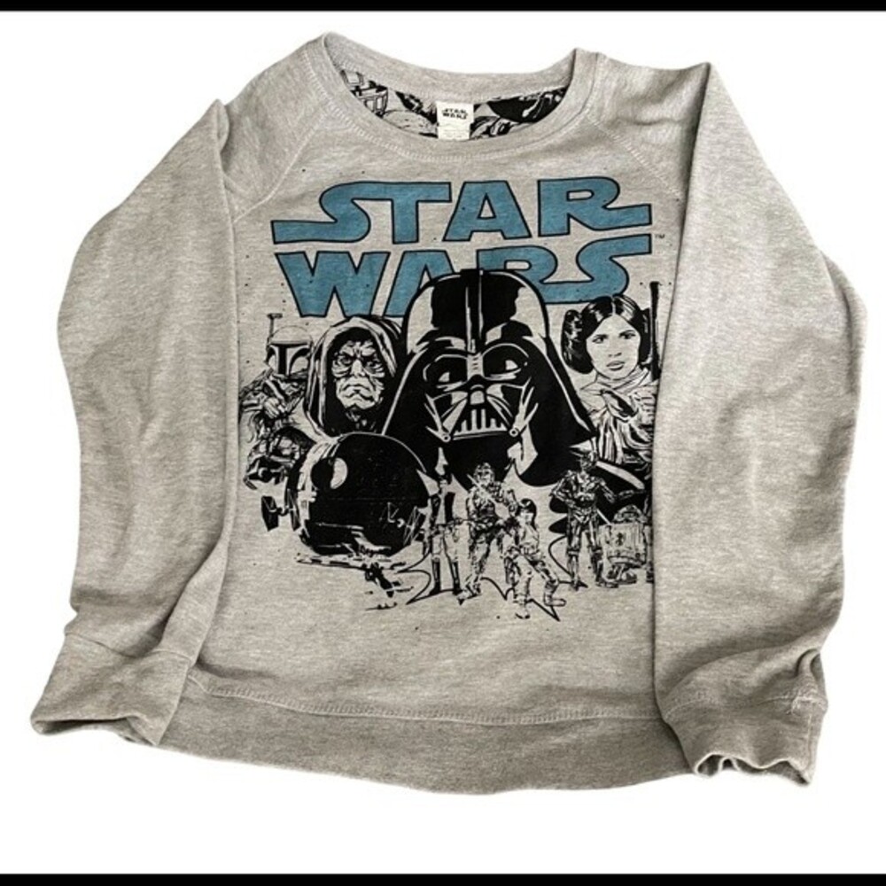 Vintage Star Wars XS REVERSIBLE Sweatshirt.